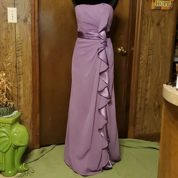 purple prom dress david's bridal Deep Purple Quince/Prom Dress David's Bridal